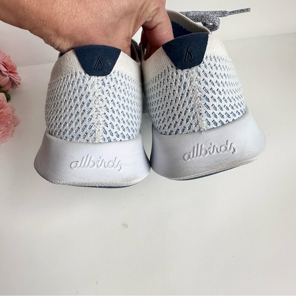 Allbirds Tree Dasher TD 2 Blizzard/Hazy Cobalt Sneakers
